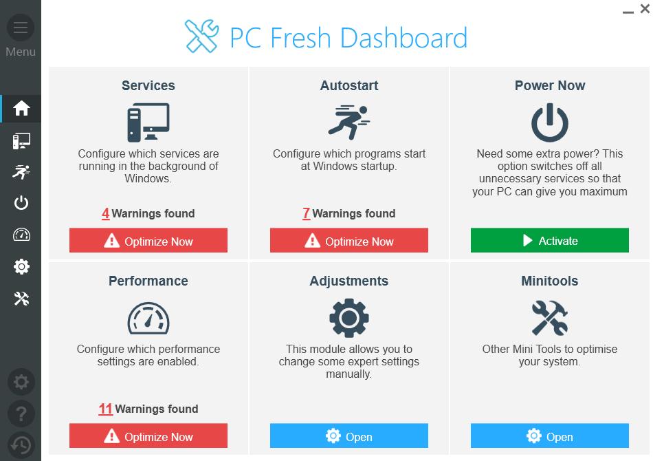 PC Fresh下载,系统优化,系统配置