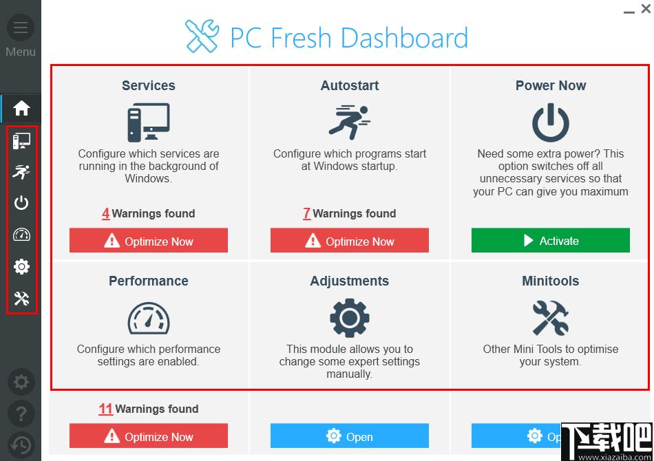 PC Fresh下载,系统优化,系统配置